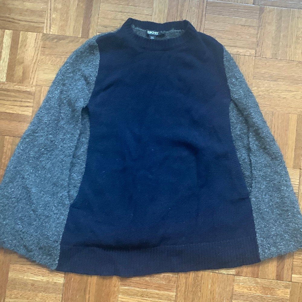 DKNY 2 Tone Cape Sweater